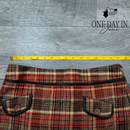 ATL Wool Flare Skirt Size 6