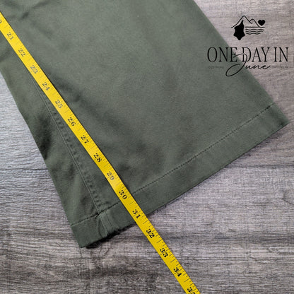 Jones New York Bootcut Jeans Green Stretch Mid Rise Wide Leg NWT Size 10