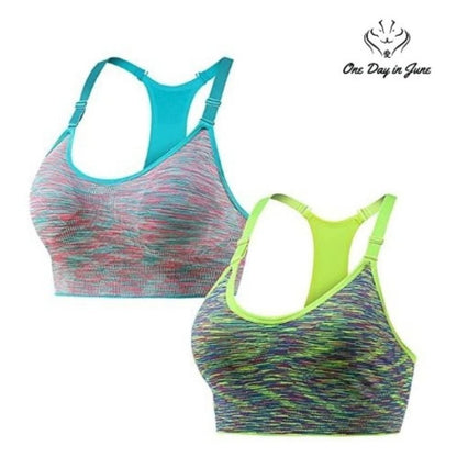 NanaDay Seamless Racerback Sprts Bra (2) Pack Size S