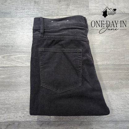 Loft High Rise Skinny Ankle Corduroy Pants Size 8
