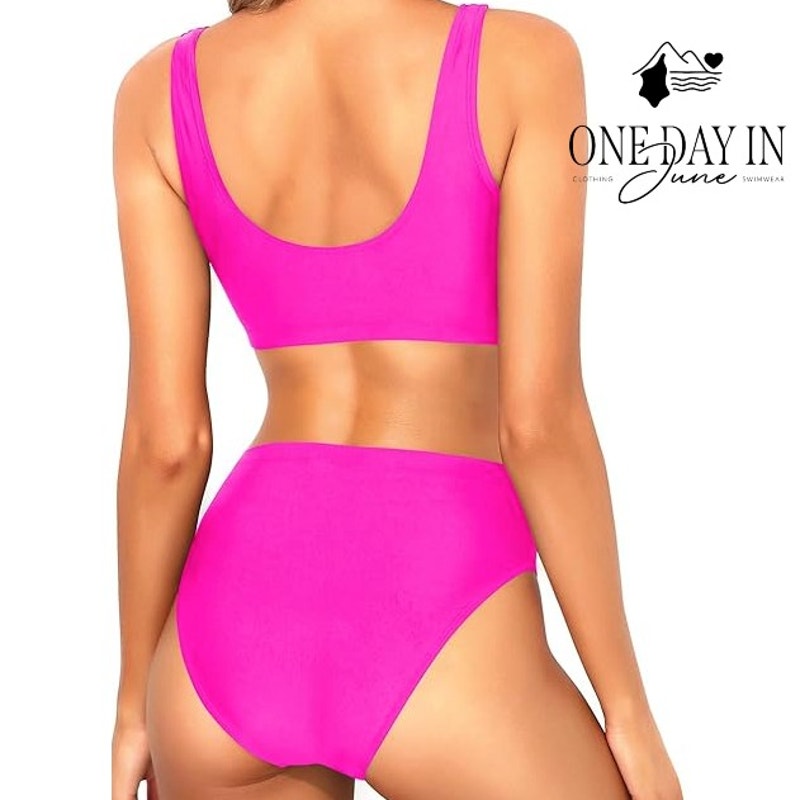 Tempt Me Crop Bikini Swimsuit Size L