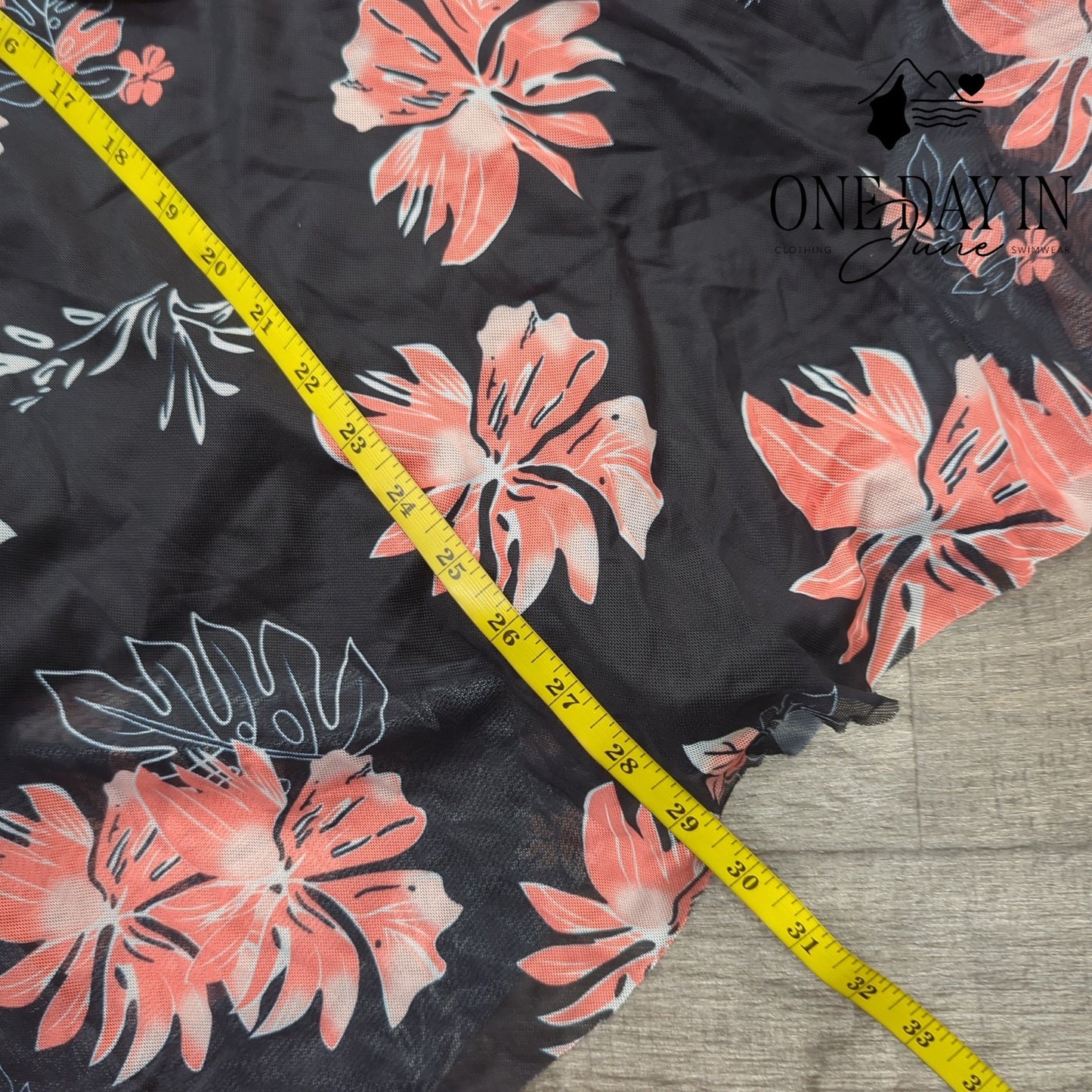 CharmLeaks One Piece Mesh Swimdress Swimsuit Size XL