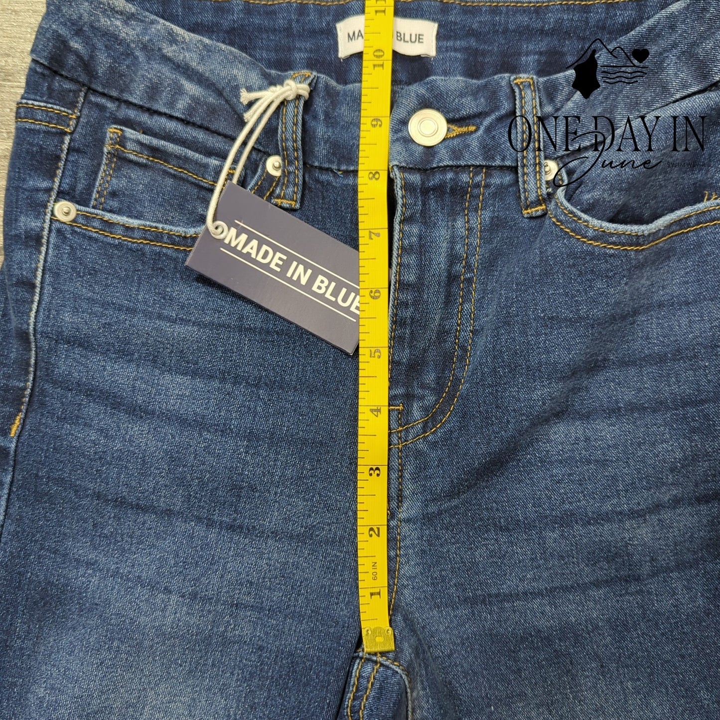 Made In Blue Crop Jeans Size 0