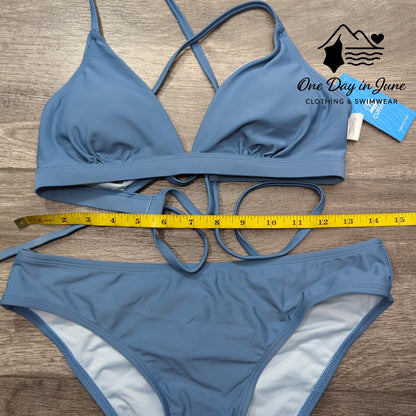 Cupshe Tie Back Bikini Swimsuit Size S