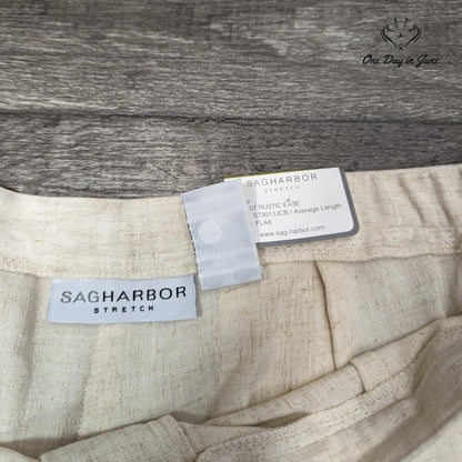 Sag Harbor Rustic Ease Casual Pants Size 14