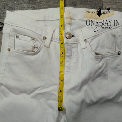 Rag & Bone Skinny Jeans Bright White Stretch Denim NWT Size 4 (27)