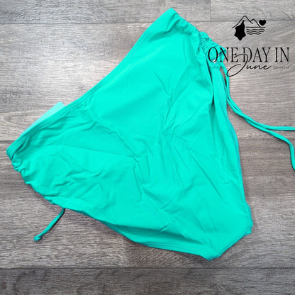 Joybik High Waist Drawstring Bikini Bottom Size XL