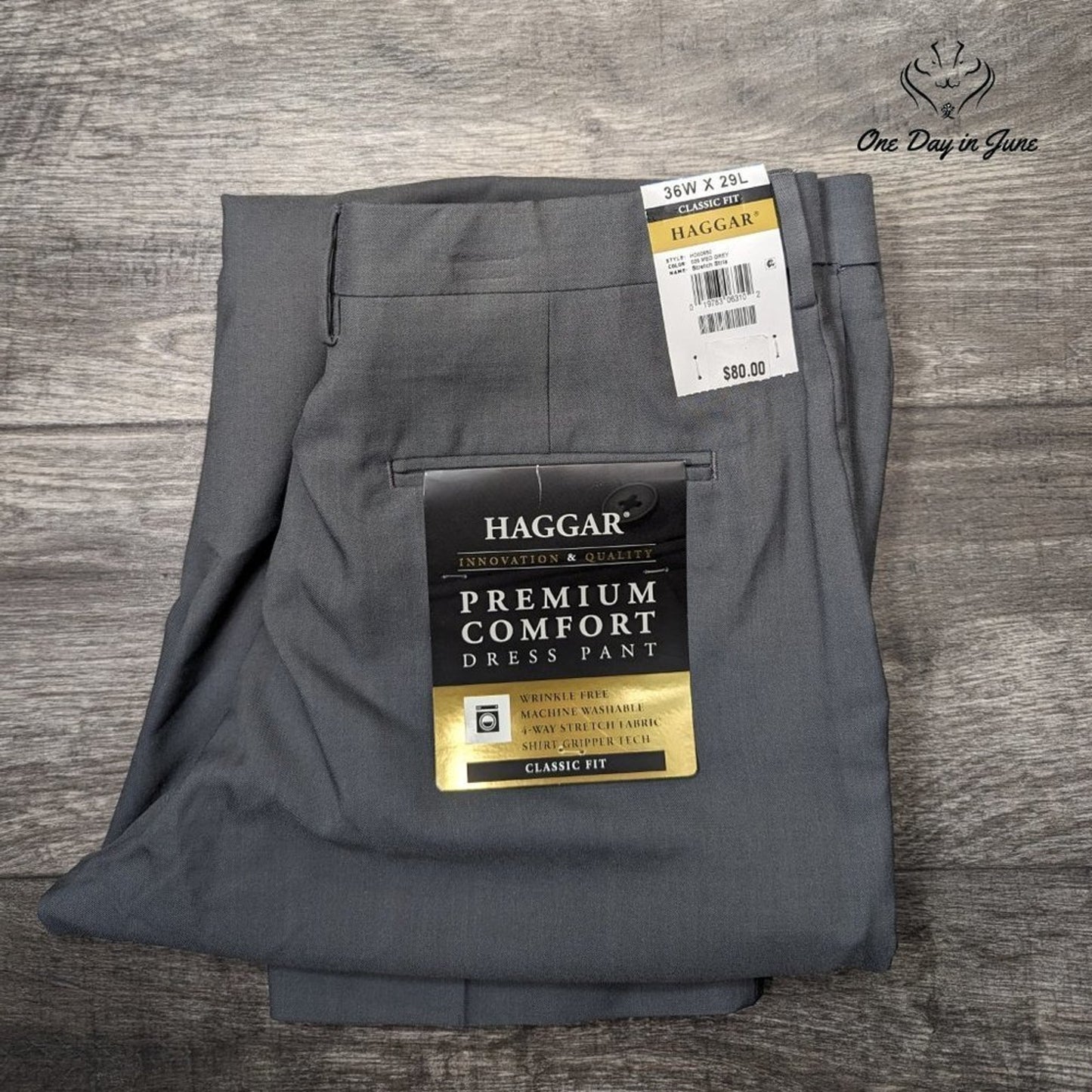 Haggar Classic Fit Comfort Waist Dress Pants Size 36X29