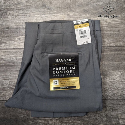 Haggar Classic Fit Comfort Waist Dress Pants Size 36X29