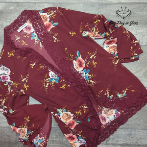 Ecowish Bell Sleeve Boho Top Size S