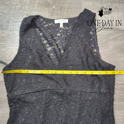 Monteau Lace Layered Mini Dress Size L