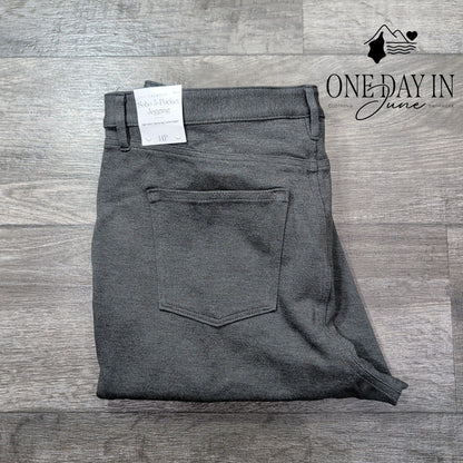 Talbots Soho 5 Pocket Jegging Pants Petite Gray High Rise Skinny NWT Size 14P