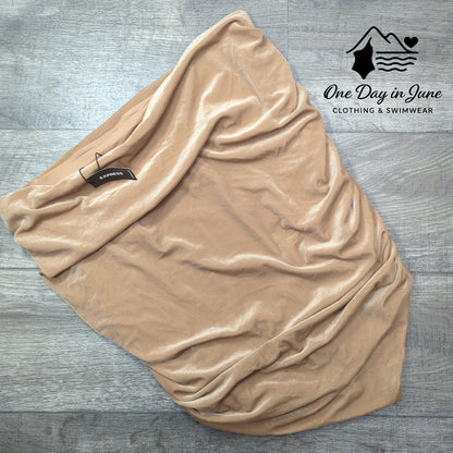 Express Ruched Mini Skirt Size XL