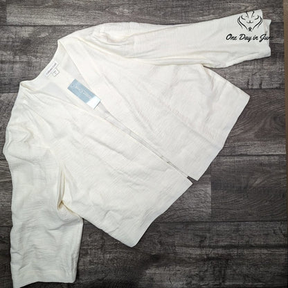 Coldwater Creek Buttonless Long Sleeve Blazer Size XL