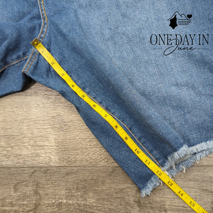 Style & Co. Plus Size Denim Bermuda Shorts Size 24W
