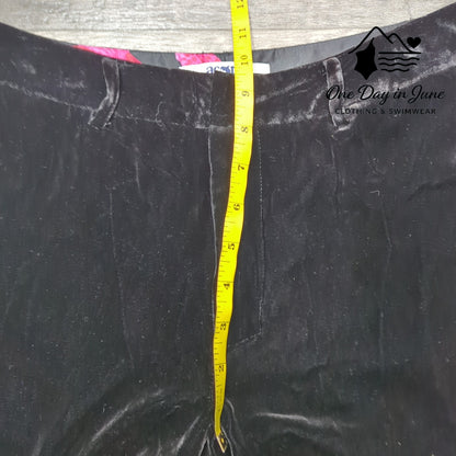 Acorn Silk Blend Velour Pants Size 4