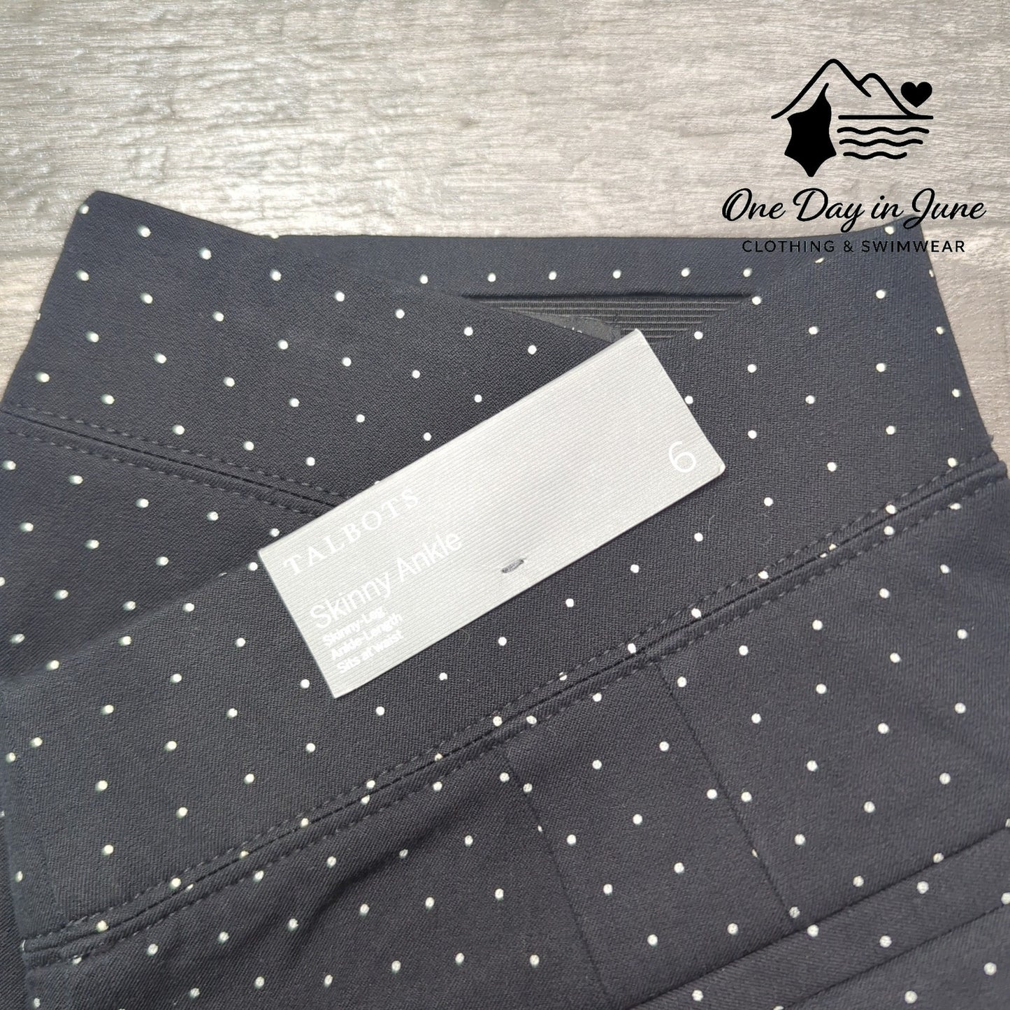 Talbots Pull On Skinny Ankle Pants Size 6