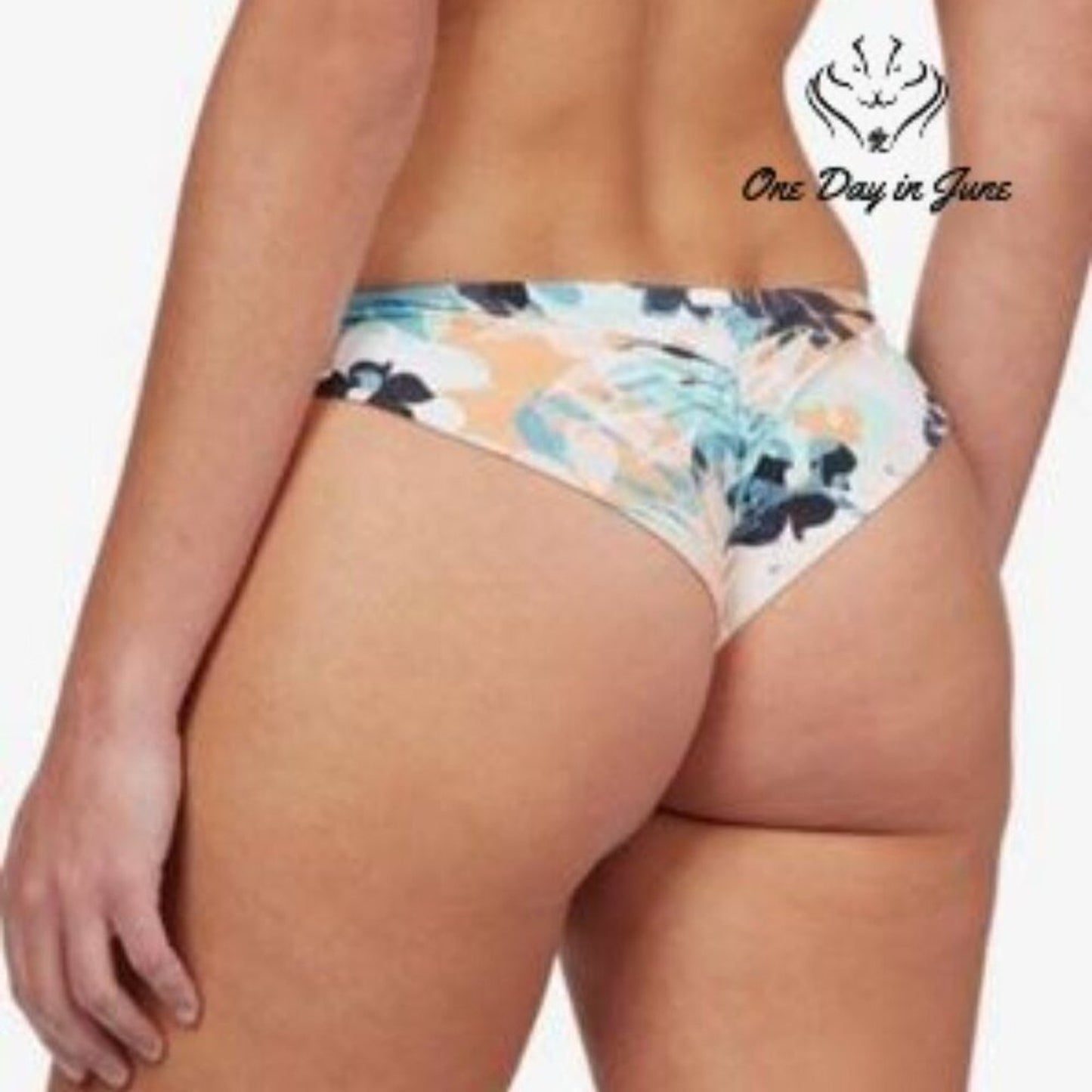 Roxy PT Beach Classics Mini Bikini Bottom Zeta Blossom Floral NWT $35 Size XL