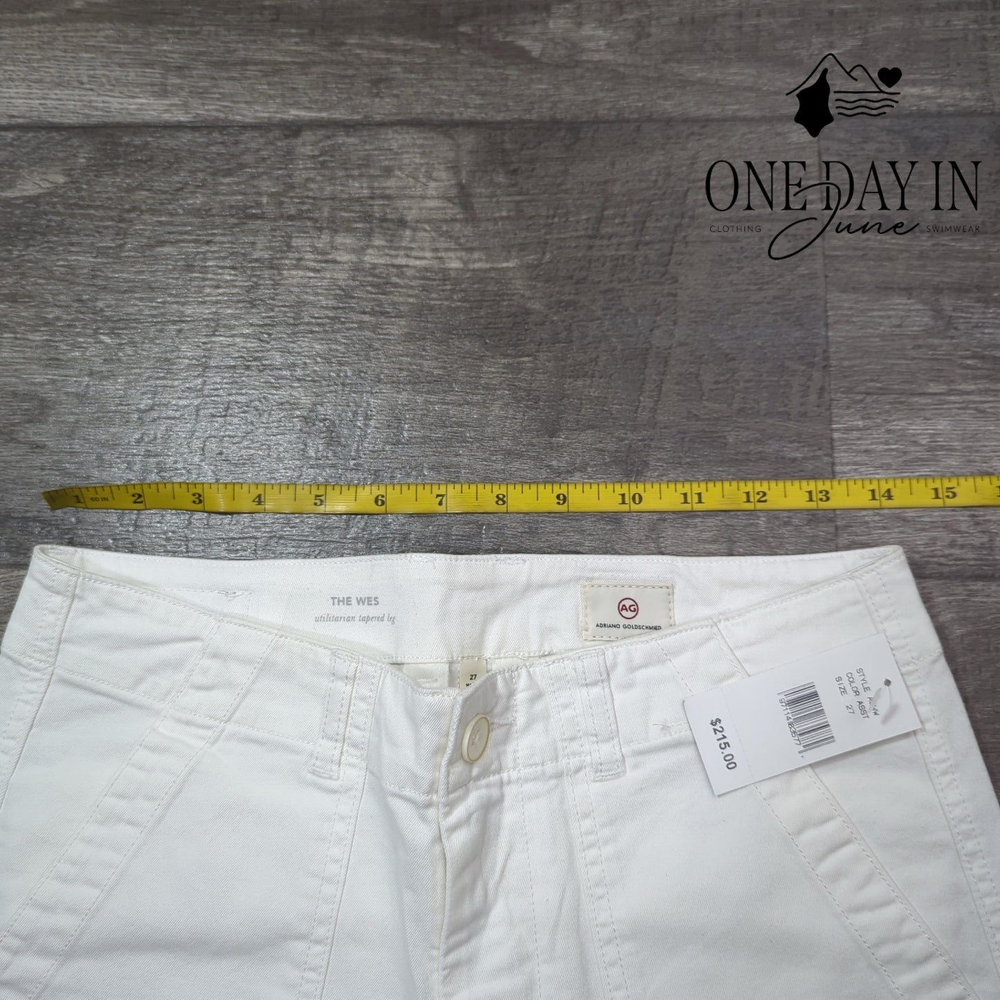 Adriano Goldschmied The Wes Utilitarian Tapered Leg Jeans Size 27 (4)