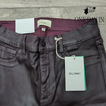 DL1961 Mara Straight Ultimate Coated Jeans Size 8 (29)
