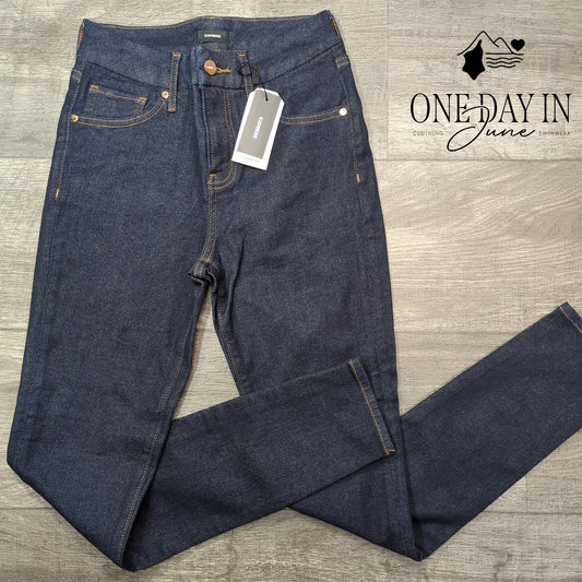 Express Skinny Mid Rise Ultra Hyper Flex Jeans Size S