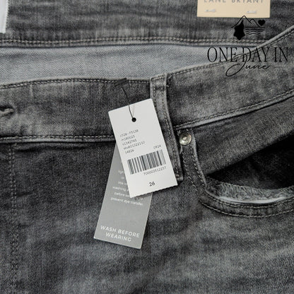 Lane Bryant Plus Size High Rise Relaxed Boot Jeans Size 26