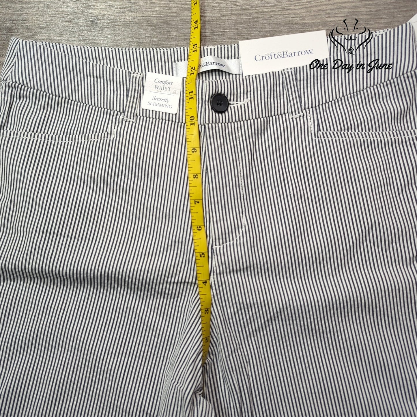 Croft & Barrow Comfort Waist Mid Rise Capri Pants Size 12