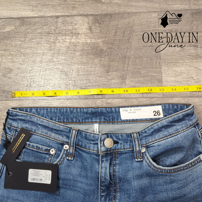 Rag & Bone The Dre Julienne Low Rise Slim Boyfriend Ankle NWT $225 Size 30 (10)