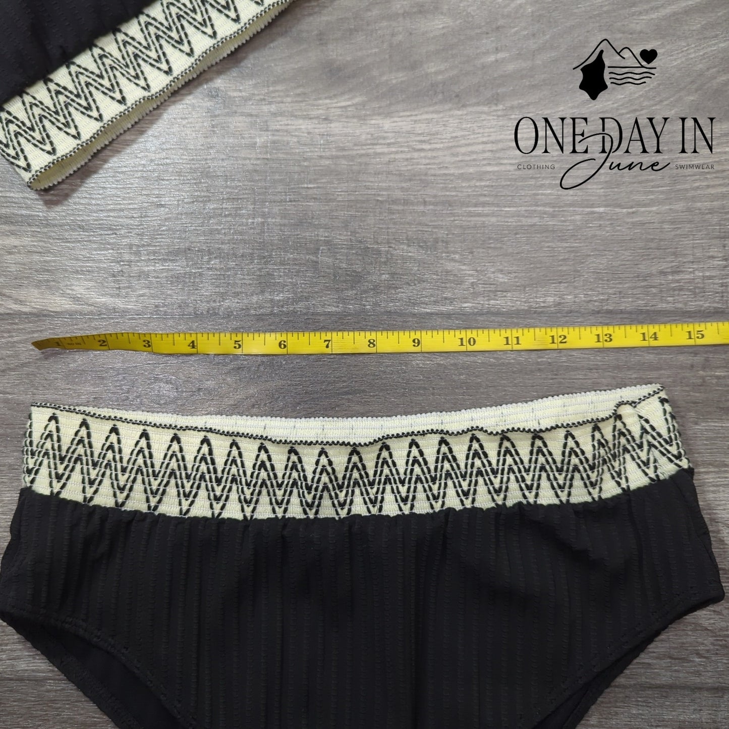 Zuobango Textured Crop Bikini Swimsuit Size XL