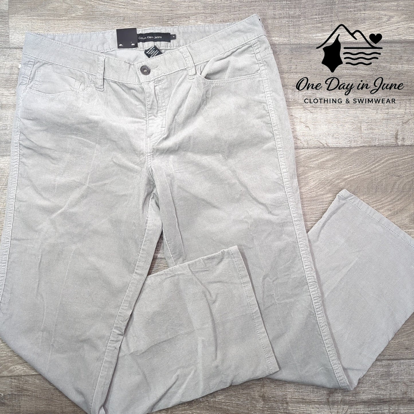 Calvin Klein Boot Cut Corduroy Pants Size 14