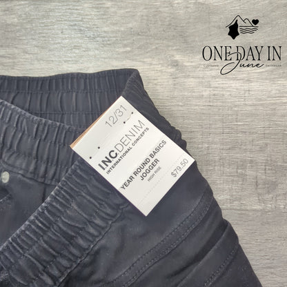 INC International Concepts High Rise Year Round Basic Jogger Size 12