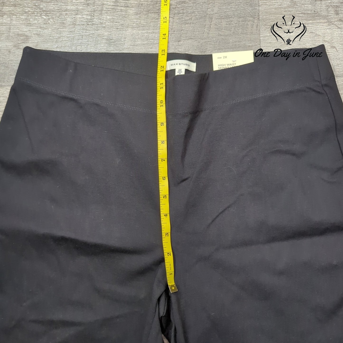 Max Studio High Waist Skinny Ankle Legging Size 2X