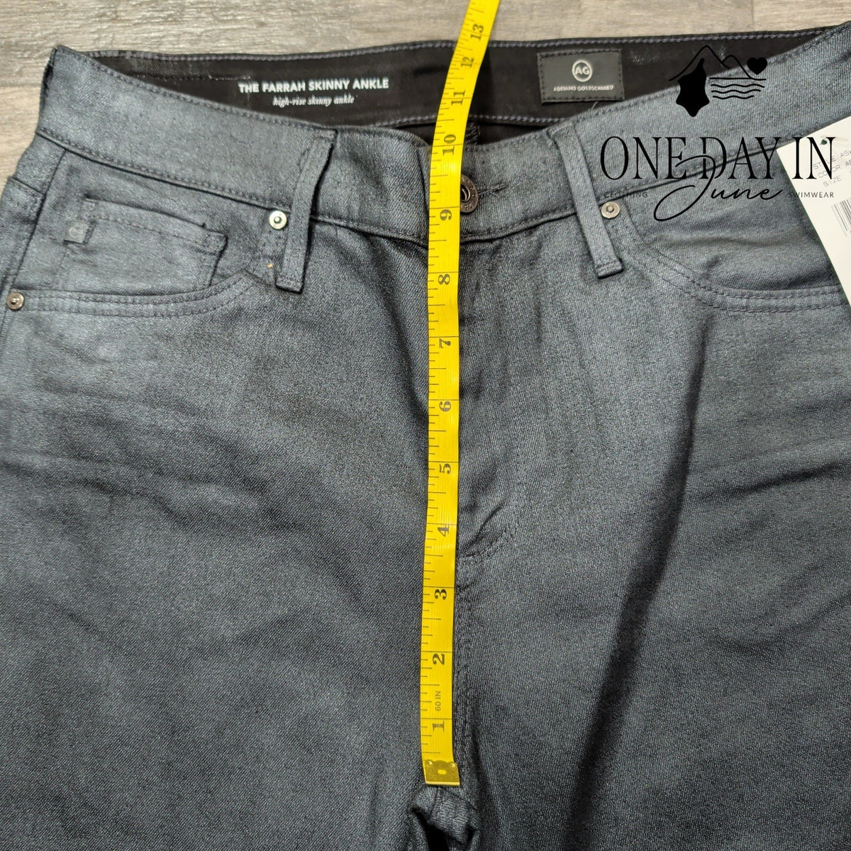 AG Adriano Goldschmied Farrah Skinny Ankle Jeans Gray NWT $215 Size 4 (27)