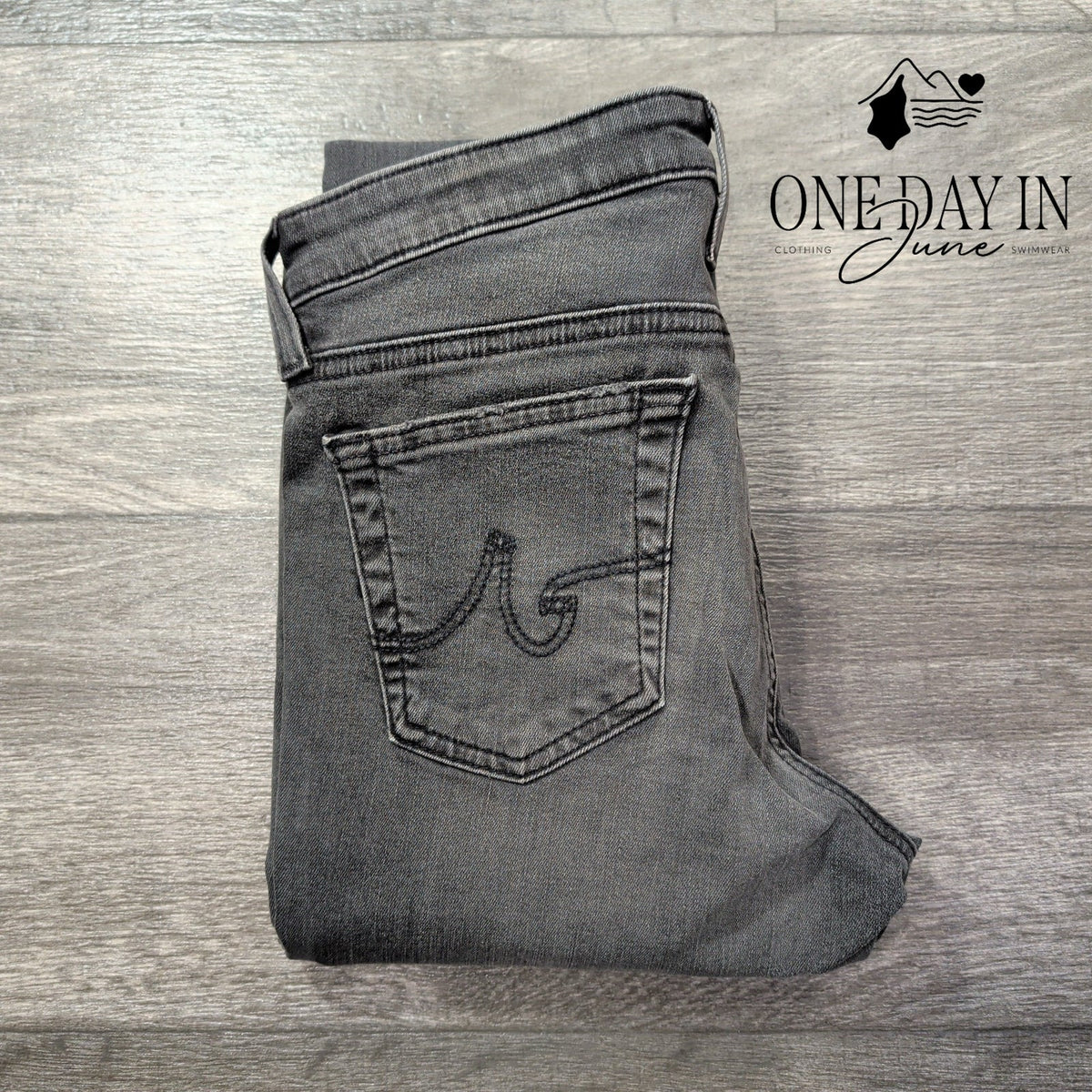AG Adriano Goldschmied The Legging Ankle Skinny Jeans Gray NWT Size 4 (27)