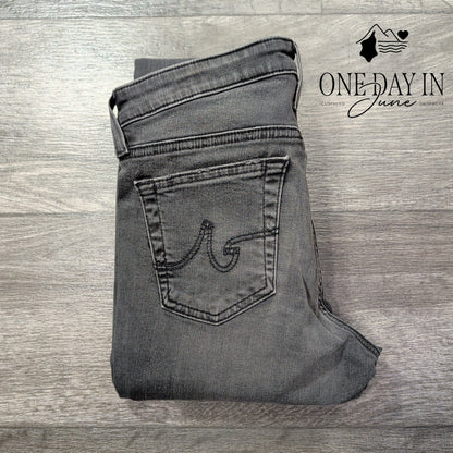 AG Adriano Goldschmied The Legging Ankle Skinny Jeans Gray NWT Size 4 (27)