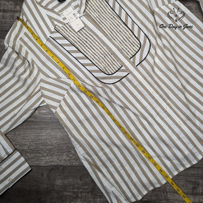 Lane Bryant Long Sleeve Button Down Top Size 18/20