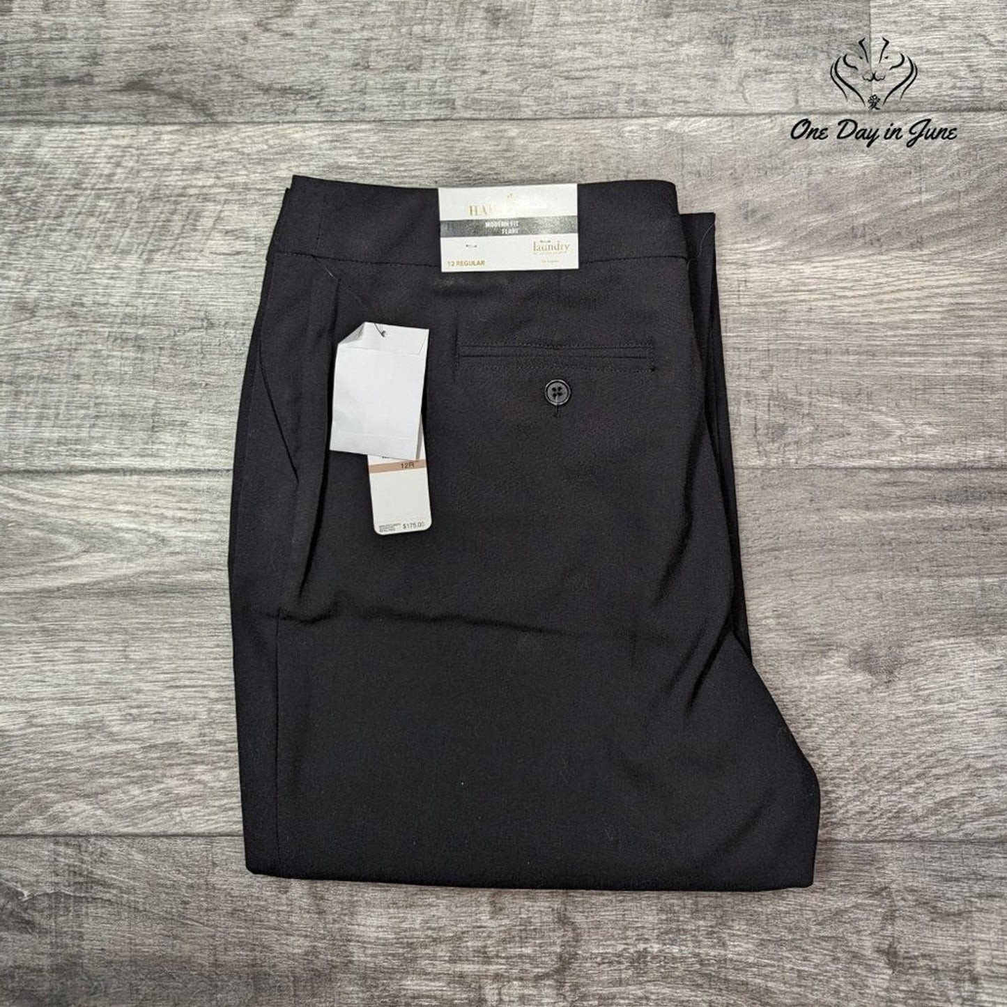 Laundry by Shelli Segal the Hailee Modern Fit Flare Pants Size 12