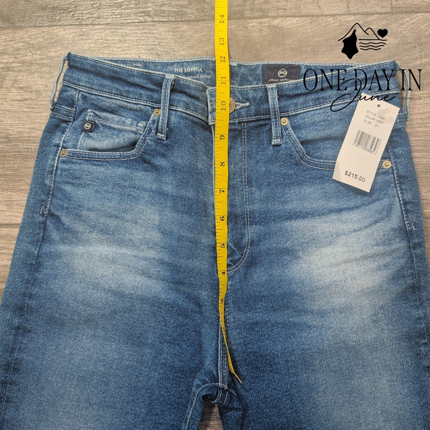 AG Adriano Goldschmied The Sophia Vintage High Waist Skinny NWT $215 Size 4 (27)