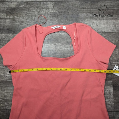 Nine West Short Sleeve Open Back Dress Size 2X