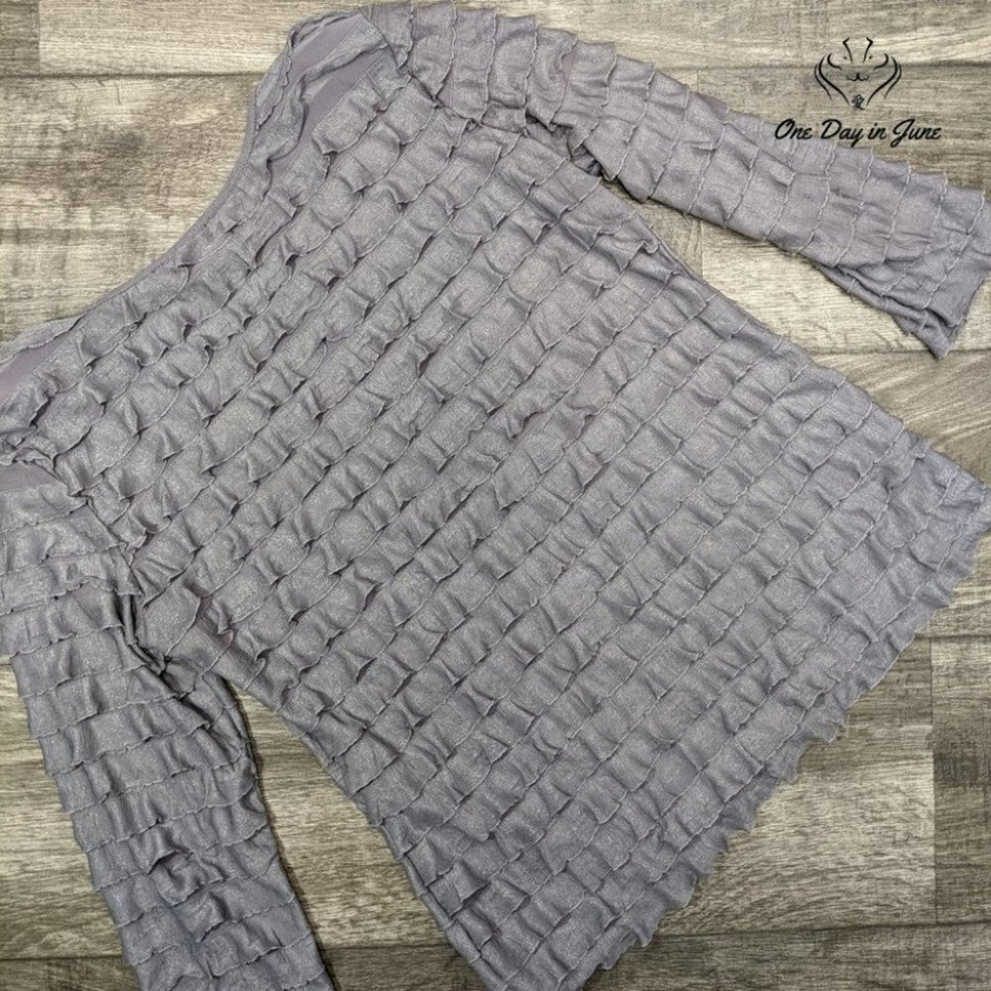 Notations Women's Layered Long Sleeve Top Size M