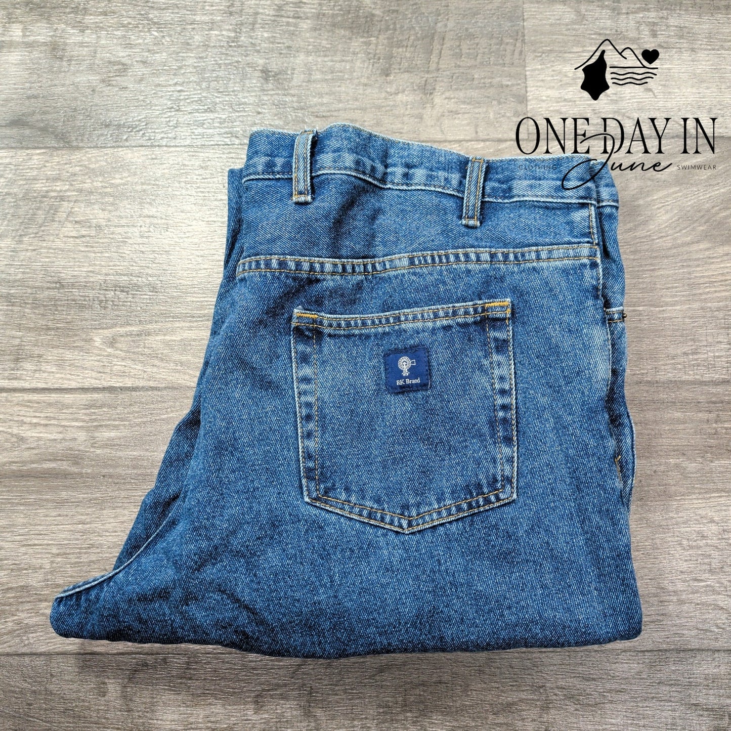 RK Brand Straight Leg Jeans Size 44X32