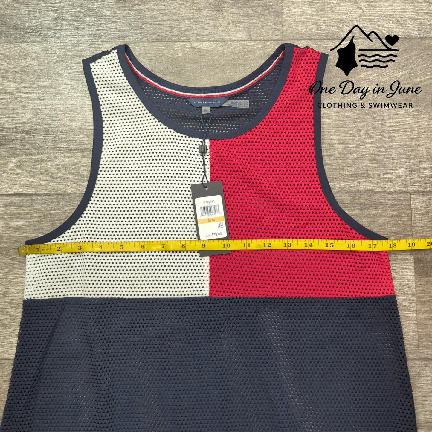 Tommy Hilfiger Mesh Swim Coverup Size S/M