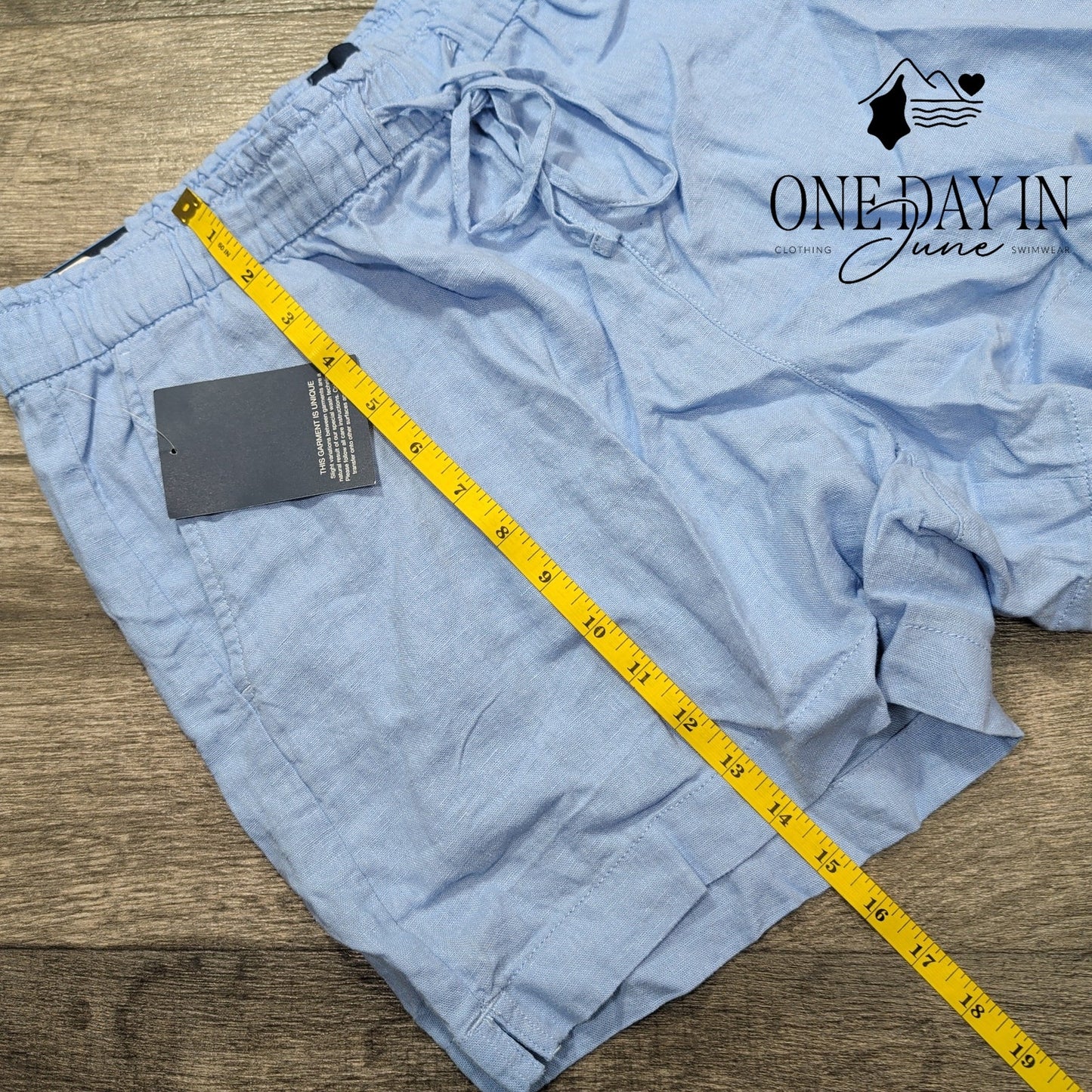 Gap Linen Pull On Shorts Size L