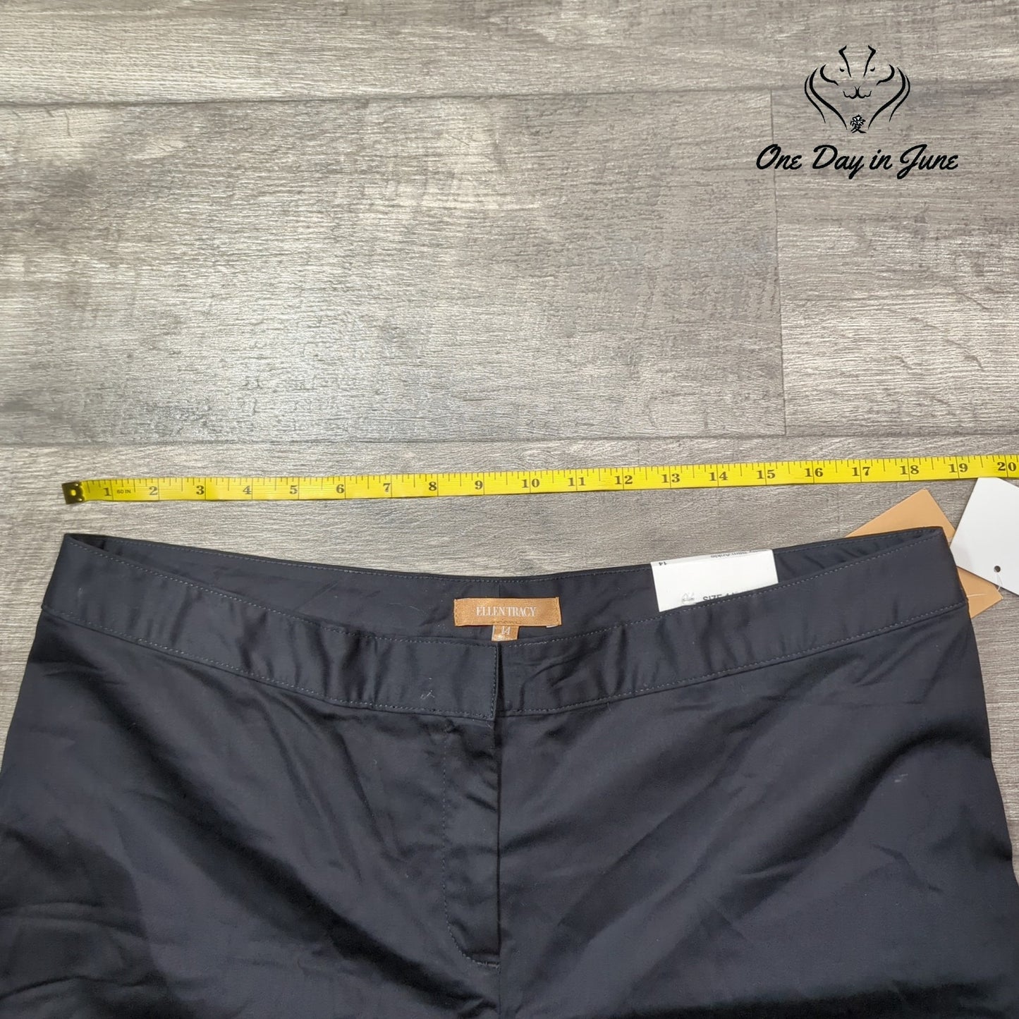 Ellen Tracy Betty Slim Ankle Pants Size 14