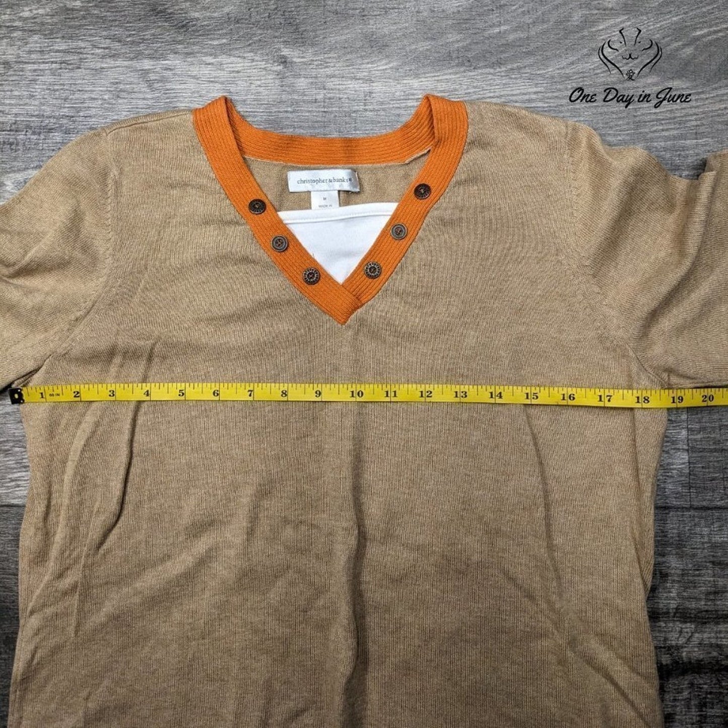 Christopher & Banks Long Sleeve Sweater Size M