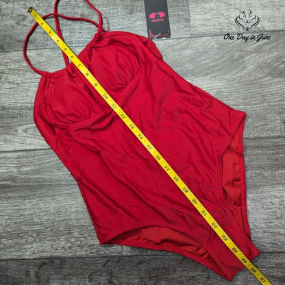 Shekini Cross Strap One Piece Swimsuit Size S