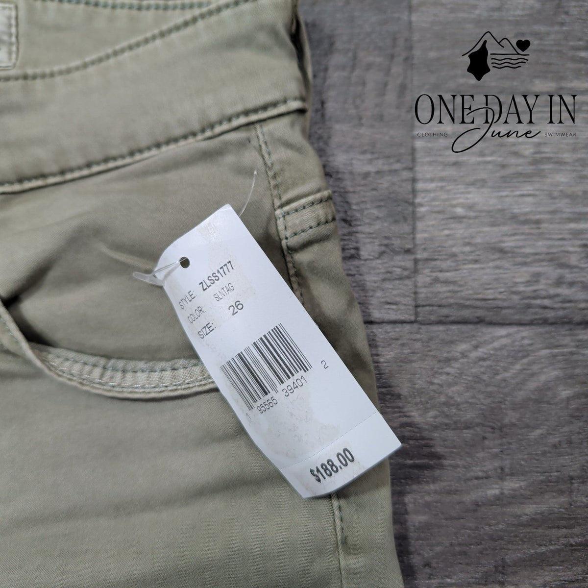 AG Adriano Goldschmied Farrah Skinny Ankle Jeans Sage Green NWT Size 2 (26)