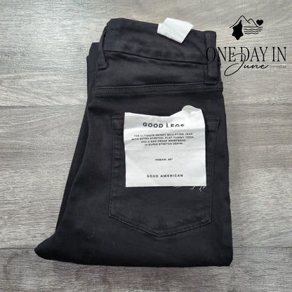 Good American Good Legs Skinny Jeans Black NWT Size 6/28