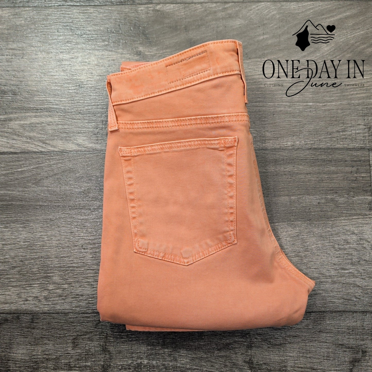 AG Adriano Goldschmied Farrah High Rise Skinny Jeans Orange NWT Size 4 (27)