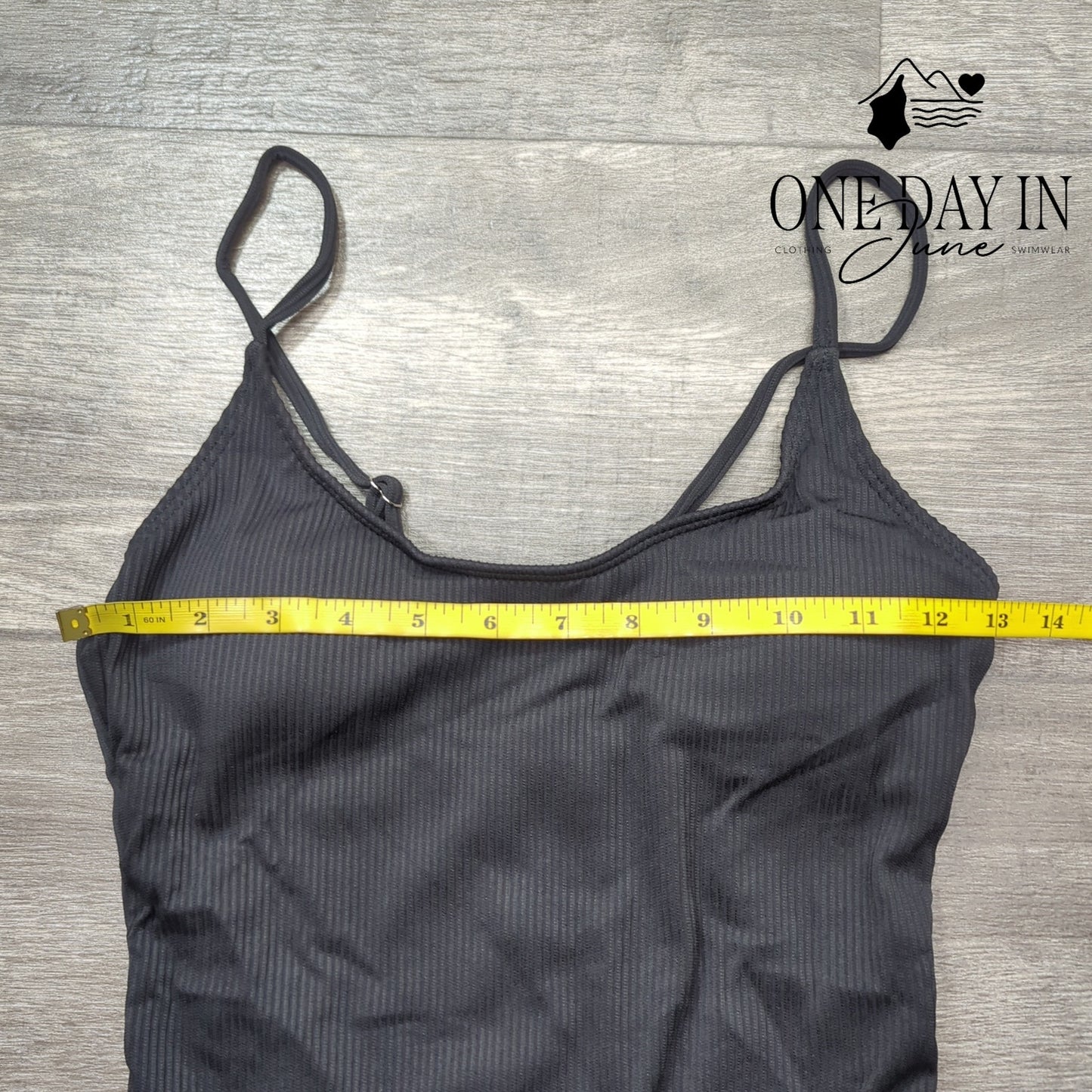 Aleumdr high Cut Cheeky Ribbed One Piece Swimsuit Size S